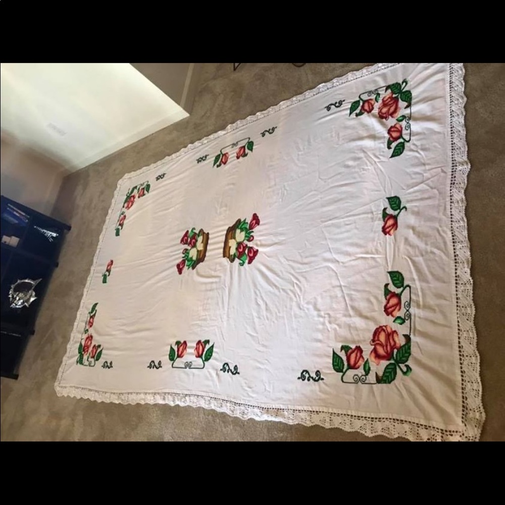 Hand made table cloth